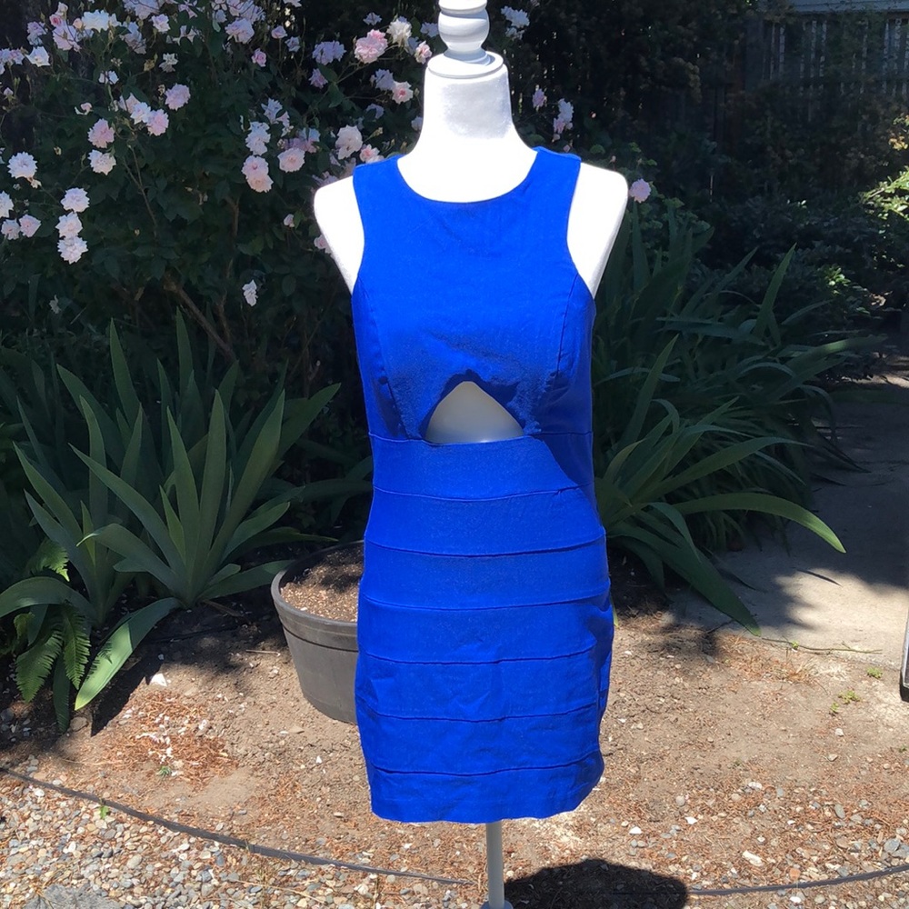 Blue club dress